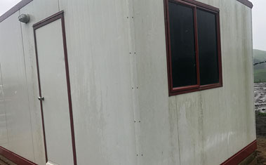 Porto cabin before painting